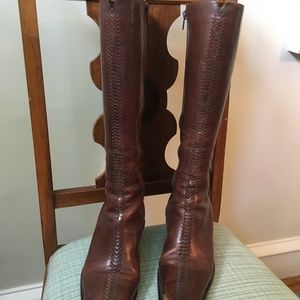 Diba brown leather boots